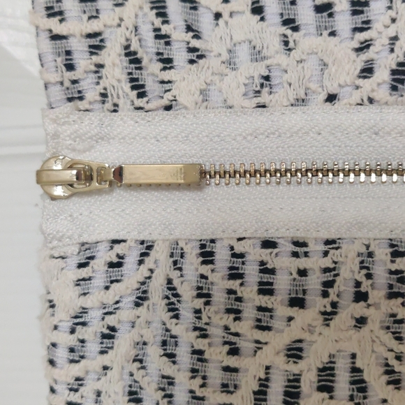 Point Zero White Lace Sleeveless fitted Bodycon Dress Small - Picture 3 of 4